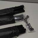 JEAWIWI 3PCS Black Easel Stand for Wedding Sign Stand, 66 Inch Lightweight Adjustable Art Easel for Display, Wedding Sign, Poster, Black Metal Easel with Portable Bags