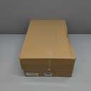 ELLDOO Clear Glass Storage Box with 2 Drawer, Gold Mirrored Jewelry Makeup Display Organizer Case, Decorative Tower Box Storage for Trinket Perfume Lipstick Figure Statue Toy Display