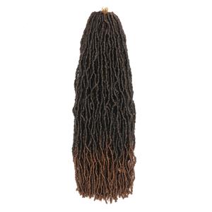 12 Inch Faux Locs Crochet Hair T30 7 Packs Soft Locs Crochet Hair Extensions 12 Strands Crochet Goddess Locs Hair for Women Girls