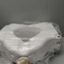 Drive Medical RTL12027RA 2-in-1 Raised Toilet Seat with Removable Padded Arms, Standard Seat