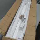 2 Pack 3 Step Hand Rails for Outdoor Steps,Railings for Outdoor Steps,White Outdoor Handrail for Concrete,Brick,Wood, Marble Steps