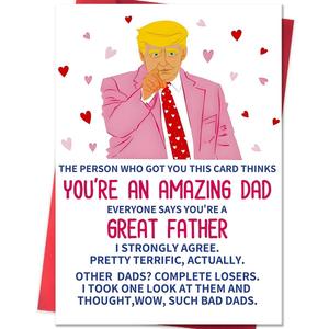 Funny Birthday Card & Gifts for Dad, Humor Dad Birthday Card from Son Daughter Wife, Happy Fathers Day Cards, Birthday Gifts for Men