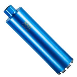 SALI Wet Diamond Core Drill Bits 4-1/4"/108mm Diameter, 15"/380mm Drilling Depth Concrete Core Drill Bit, 1-1/4-7" Thread Core Bit Turbo Laser-Welded Segments with Rebar, Brick, Block, Masonry, Stone