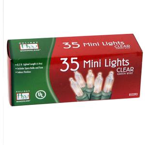 35-Count Clear Christmas Light Set