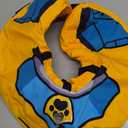 BENCMATE Inflatable Dog Cone Collar Alternative, Soft Dog Cone for Small Medium Large Dogs and Cats, Neck Recovery ECollar Donut Collar After Surgery (XLarge, Police Officer)