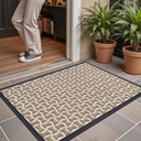 Color&Geometry Front Door Mat Outside Entrance, All-Season Heavy Duty Outdoor Door Mat for Patio Waterproof, Welcome Mat Doormat Outdoor Entrance Non Slip with Rubber Backing, Khaki 36''x60''