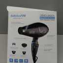 BaBylissPRO Nano Titanium Italian Portofino Hair Dryer - Professional 2000 Watt Blow Dryer (Black)