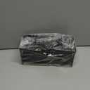 Cisily Sponge Holder for Kitchen Sink, Sink Caddy Organizer with High Brush Holder, Kitchen Countertop Organizers and Storage Essentials, Rustproof 304 Stainless Steel (Black, 9.25)