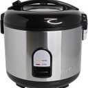 IMUSA 10cup Deluxe Stainless Steel Electric Rice Cooker with Steam Tray