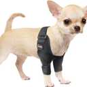 CHAMIN Dog Elbow Brace for Elbow Support and Protection, Protector Pads Hygroma, Elbow Pads for Dogs Dysplasia, Calluses, Elbow Wound Healing,et(Both Legs,XS)