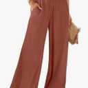ANRABESS Womens Linen Pants 2025 Summer Casual Loose Wide Leg Palazzo Pants High Waist Flowy Beach Trousers Work Outfits Size L