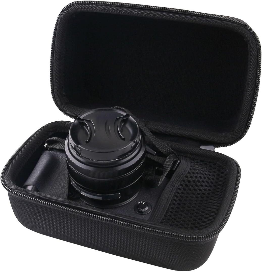 Hard Travel Case Compatible with Fujifilm X-T30 III,X-T50,X-T5,X-T30 II, X-T30, X-T10, X-T20,X-T3 Mirrorless Digital Camera (Fits 15-45mm Lenses) (Black Small)