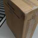 Boncoo LED Floor Lamp Fully Dimmable Modern Standing Lamp Arc Floor Lamp with Adjustable Drum Shade, Tall Pole Reading Lamp Light for Living Room Bedroom Study Room, Bulb Included (Gold)