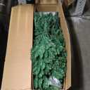 Artificial Christmas Tree 180 Cm 1355 PVC Branches Foldable Metal Stand with Hinges Quick Installation Green