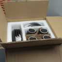 Plates and Bowls Sets, 16 Pieces Dinnerware Sets, Service For 4, Black