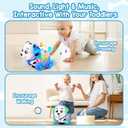 Musical Toy for 1 Year Old Boy Girl, Baby Toys 6-12-18 Months, Puppy Toddler Learning for 1 Year Old Boy Gifts, Bilingual Educational with Music Light, 1st Birthday Gift for Girl, Toddlers