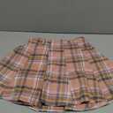 Girls Outfits Size 10-12 Clothes for Girls 10-12 White Crew Neck Ruched Shirt Lantern Sleeve Tops + Pink Plaid Skirts + Cute Hat 3 Piece Fall Winter Girl Skirt Set