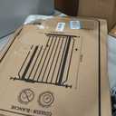 Regalo Safety 36" Extra Tall Baby Gate for Doorways & Bottom of Stairs, Pressure Mounted Walk Through Gate for Babies, Toddlers & Pets, Tested & Safe for 30 Years, American Designed, American Owned