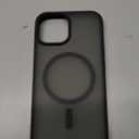 zapica Magnetic for iPhone 15 Case & iPhone 14 Case, [Compatible with MagSafe] [Military Grade Drop Protection] Translucent Matte Shockproof Anti-Scratch Phone Cover, Black