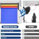 Fotoconic 118" / 3m Metal Tube Crossbar for Electric Motorized, Manual Studio Roller Background Support System, 10Ft