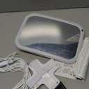 Baby Car Mirror with Remote Control Light, Shatterproof, 360 Adjustable Wide View with Night Vision, Easy Install for Rear Facing Infant Backseat (white)