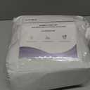 YnM Cooling Bed Sheet Set with 100 Percent Rayon Derived from Bamboo, 400TC Fabric with 2 Pillowcases and Flat Sheet, Deep Pocket Fit 19'', Silky-Soft & Sweat Wicking, 4 Piece (King, White)