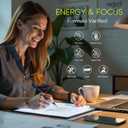 2 x Yerba Mate Capsules - Yerba Mate Complex Supplement for Focus, Memory & Energy Support - Mate Tea Alternative with Natural Caffeine, Portable & Easy to Use - 60 Servings