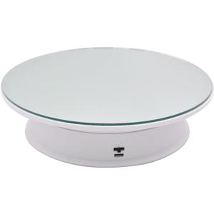 CALIDAKA Rotating Display Stand, 360 Degree Motorized Turntable for Jewelry Watch Phone Bag Shoes Models Glasses, Collectibles