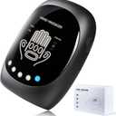 FSA Hand Massager with Heat and Compression for Arthritis Pain Relief, with 5-Finger Individual Therapy, Wrist Support, Fits All Hand Sizes,Rechargeable & Portable(Black)