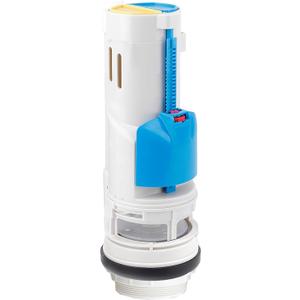 2 Inch Toilet Flush Valves, Toilet Repair Kit Dual Flush Valve Replacement Kit Fit for Two Piece Toilet Top Push Button Valve Short (8" Height)
