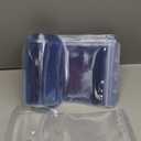 Thick Horizontal ID Card Name Tag Badge Holder with Waterproof Type Resealable Zip (Horizontal 4x3, 6Packs)