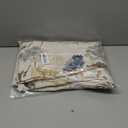 MYSKY HOME Linen Floral Curtains & Drapes 63 Inch Long 2 Panels Semi Sheer Light Filtering Privacy Flower Print Grommet Window Treatments for Kitchen Bedroom, 52" Wide Each Panel, 2 Pcs, Yellow