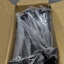 MUZIK 36pcs 12 Inch Slatwall Shelf, Heavy Duty Slat Wall Shelf Brackets with Lip Floating Slatwall Accessories for Garage Slat Panels Shelving Display (Black)