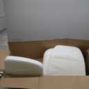 AAAAAcessories D-Shaped Chair Cushions, 2" Thick Dining Chair Pads with Ties and Removable, Machine-Washable Cover, 17" x 16", Set of 3, Brown