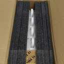 LE TAUCI Stackable Cappuccino Cups 6 oz with Saucers and Stand, Ceramic Embossed Coffee Mugs for Espresso Au Lait, Latte, Cafe, Mocha,Tea, Dishwasher Oven Safe - Set of 4, Arctic white