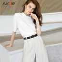 SUOSDEY 2 Pack 3 Pack Womens Fashion Leather Belts for Jeans Dresses Pants Black Brown Beige Ladies Belts with Gold Buckle (Black)