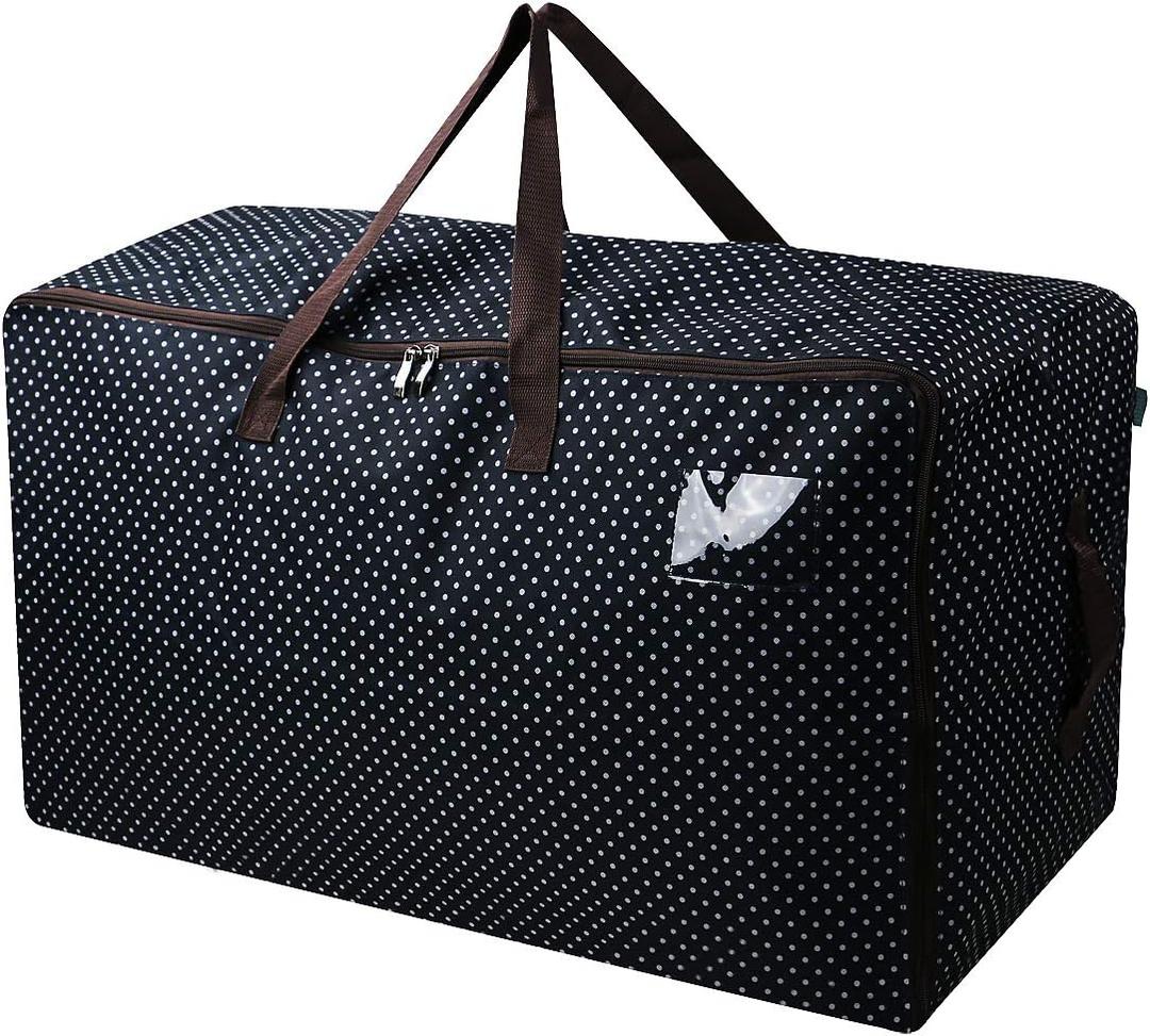 Waterproof Thick Over-Sized Organizer Storage Bag With Strong Handles for Travelling, College, Camping, Christmas, Festival Decorations