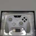 EasySMX X20 Wireless Gaming Controller with RGB Backlit, 2-Stage Hall Effect Stick, 1000Hz Polling Rate, 6-Axis Gyro on Multi-Platform, Mech Buttons- Compatible with PC/Switch/Steam/Android (white)