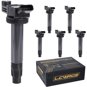 Set of 6 Ignition Coil Packs for 3.3 V6 2004 2005 2006 2007 2008 Toyota Sienna Highlander Solara Lexus RX330 ES330 RX 330 ES 330 Coils 3.3L Replaces UF506 9008019025