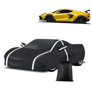 Car Cover Waterproof Fits for 2020-2025 Corvette C8, Upgrade 210T for C8