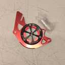 F FIERCE CYCLE Red Motorbike CNC Aluminum Front Chain Guard Sprocket Engine Cover Replacement for Honda MSX125 2013-2017