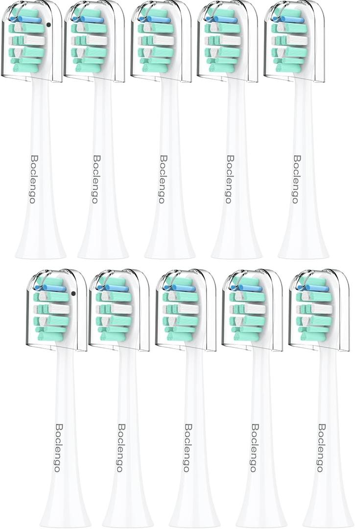 Toothbrush Replacement Heads for Philips Sonicare,Replacement Brush Head Compatible with Phillips Sonicare Electric Toothbrush, 10 Pcs,White
