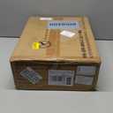 Furologee Kitchen Bakers Rack with Power Outlet, Microwave Oven Stand with Storage 4 Tiers, Coffee Bar Table with 6 S Hooks, Kitchen Storage Shelf Rack for Spices, Pots, Rustic Brown (22inch)