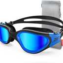 ZIONOR G1 Polarized Swimming Goggles for Unisex Adult Women Anti Fog 100% Anti UV Diving Goggles (A1 (Polarized + Mirror Blue))