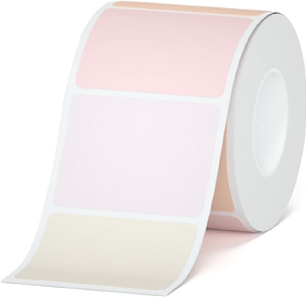 2 x HPRT Thermal Labels for T20/T260LR, 1.57" x 1.18"(40x30 mm) Waterproof Sticker Paper, Color Thermal Tape for HPRT T260LR Label Maker, 200 Labels/Roll