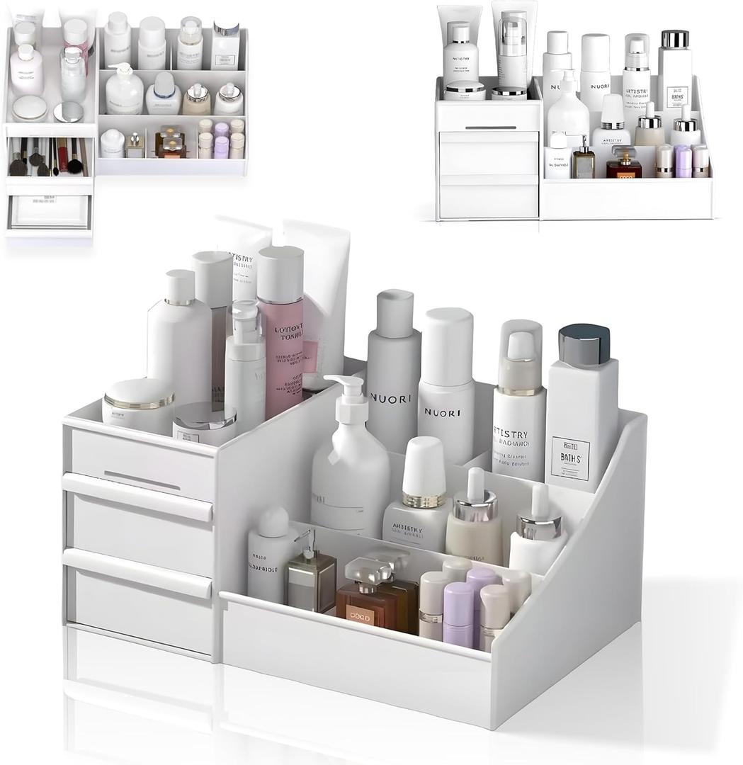 Make Up Organizers For Vanity, Skin Care Organizer, Make Up Organizers For Counter, Countertop Makeup Organizers, Bathroom Vanity Organizer, Makeup Storage Organizer