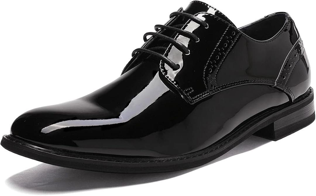Bruno Marc Brogue Dress Padded Comfort Non-Slip Stable Sole Regular/Wide Fit, Ideal for Offices, Weddings, Parties & Daily Wear, Size 9