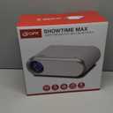 GPX 1920 x 1080 Native Resolution, 1080p Max Projector with Bluetooth Transmitter, 2000 Lumens