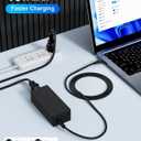 USB C Laptop Charger 45W Compatible with hp chromebook/Spectre X360, Lenovo ThinkPad/Yoga, Dell Chromebook/Latitude, Acer, Asus, Samsung, Google Series Universal Chromebook Type C Power Cord