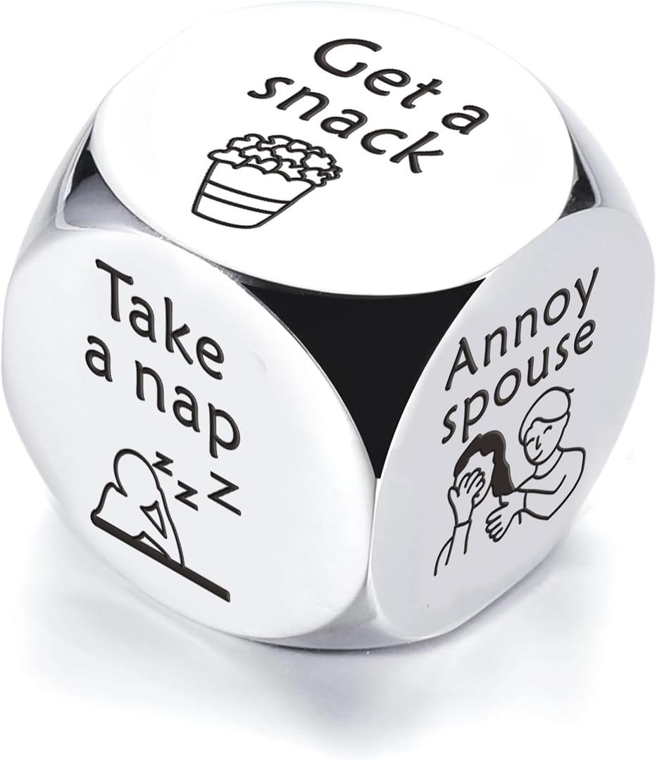 Retirement Gifts Dice for Men, Retired Gifts for Men, Retirement Gift for Boss Coworker, Funny Decider Dice Going Away Giftss for Coworker Leaving, Military Retired Dad Gift- Fathers Day